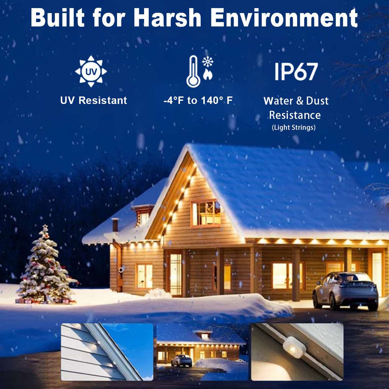 2025 Upgraded Smart Rainbow LED Permanent Outdoor Lights Pro