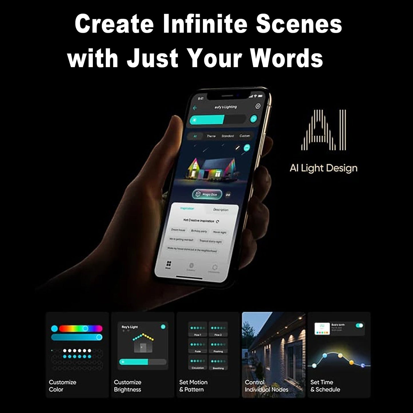 2025 Upgraded Smart Rainbow LED Permanent Outdoor Lights Pro