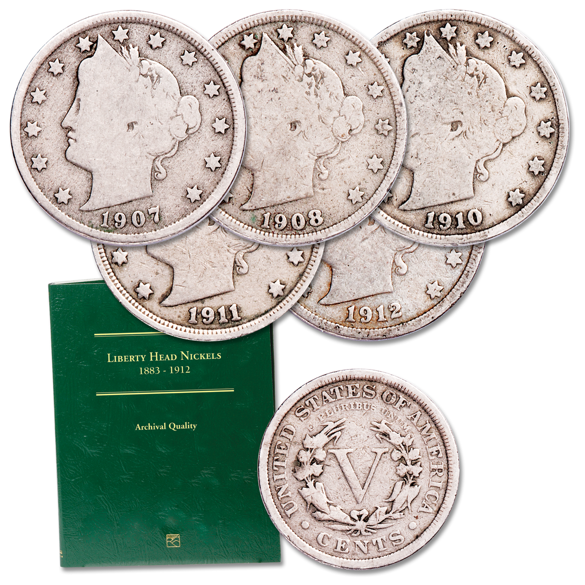 1883 - 1912 Liberty Head Nickel Set