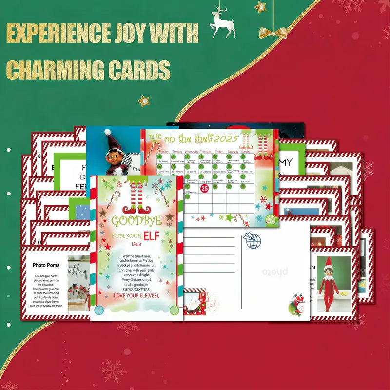 2025 Magical Christmas Elf Kit - 24 Days of Festive Adventures & Holiday Cheer!