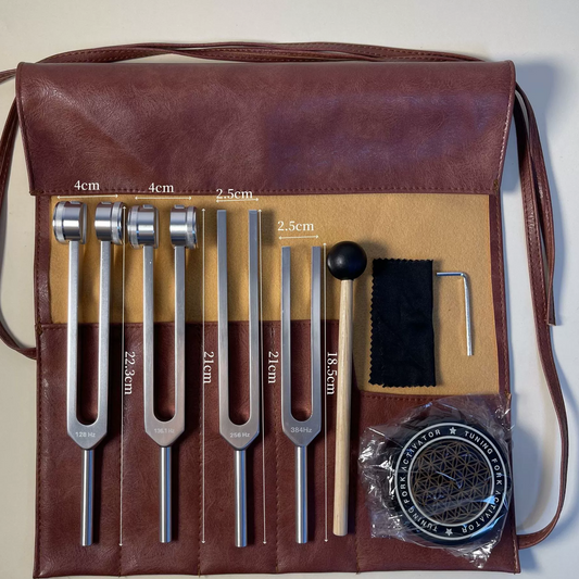 ✨ 128-384Hz Resonance Tuning Fork Set
