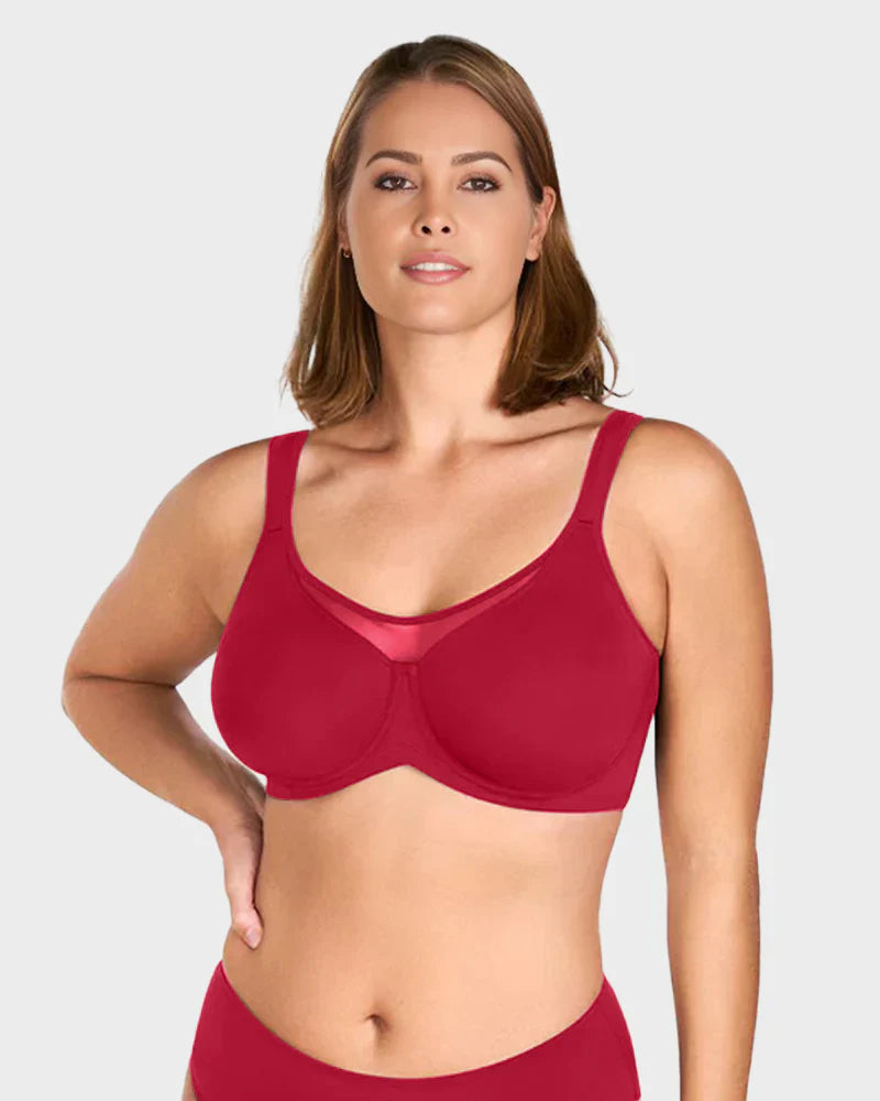 Plus Size Cooling Full Coverage Minimizer Bra