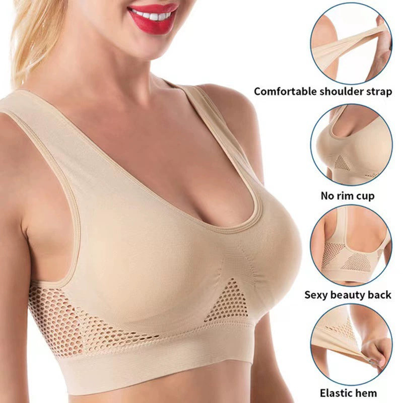 🔥 Breathable Anti-Sagging Breasts Bra