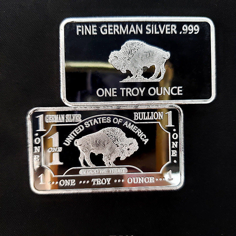 Germany Buffalo Silver Bar ( 1 Troy Ounce )