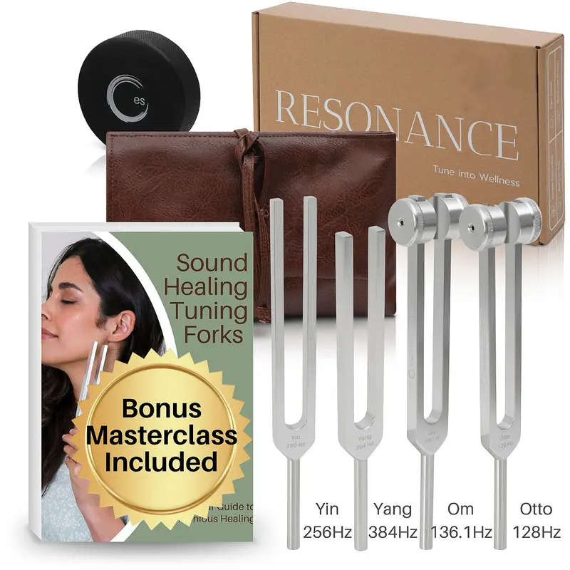 ✨ 128-384Hz Resonance Tuning Fork Set