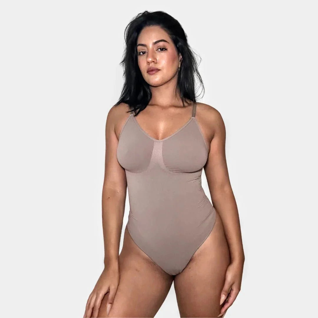 ✨ "Instant Hourglass! Seamless Tummy Control Bodysuit – Sculpts, Slims & Snatches Your Waist Without the Squeeze" ✨