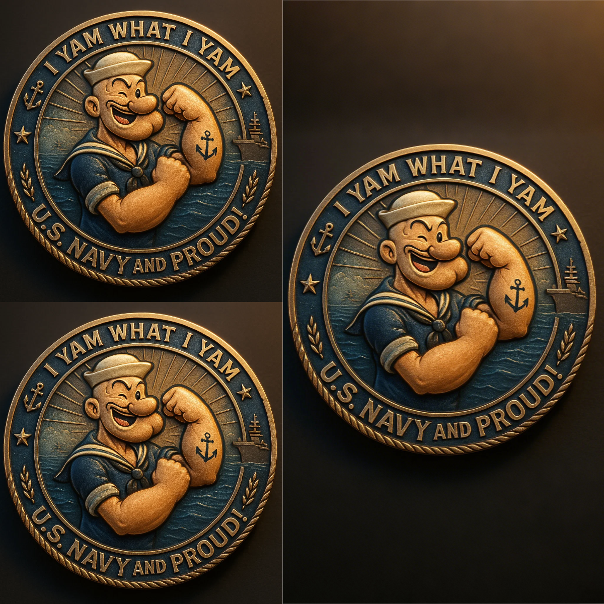 U.S. Navy Commemorative Coin – Anchor of Freedom⚓