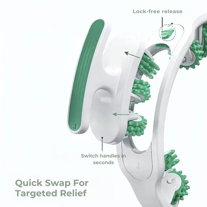 Circular leg massager, muscle massage roller