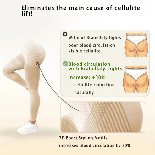 Women's Anti-Cellulite Massaging 3D Leggings