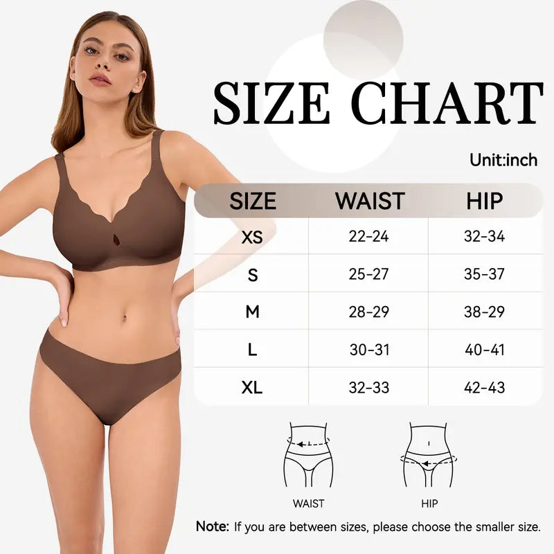 Camel Toe Cover Thongs for Women - G-String, Seamless Design