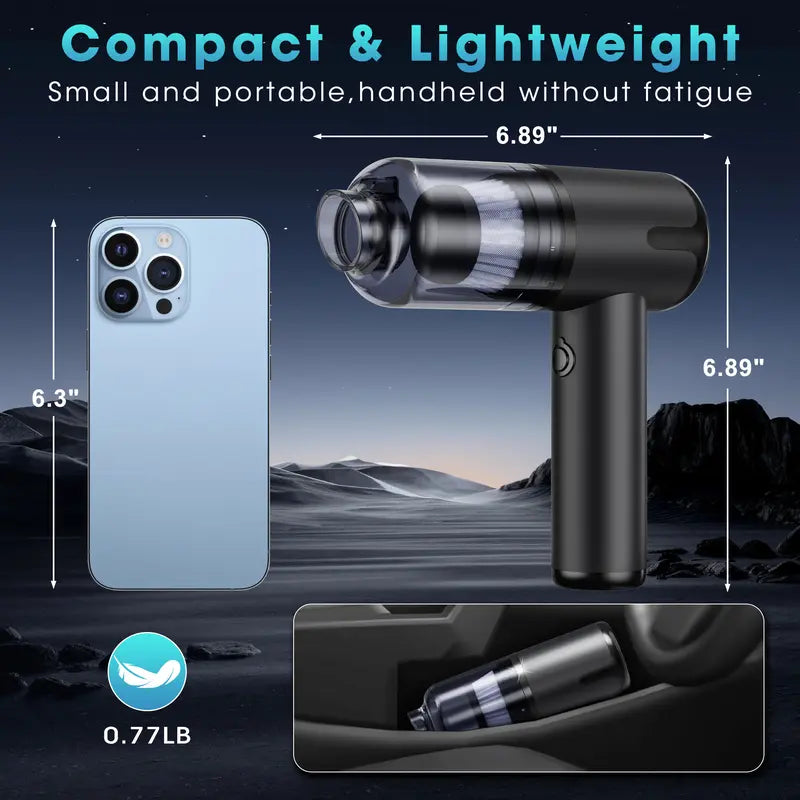 Handheld Car Vacuum Cleaner Portable Cordless