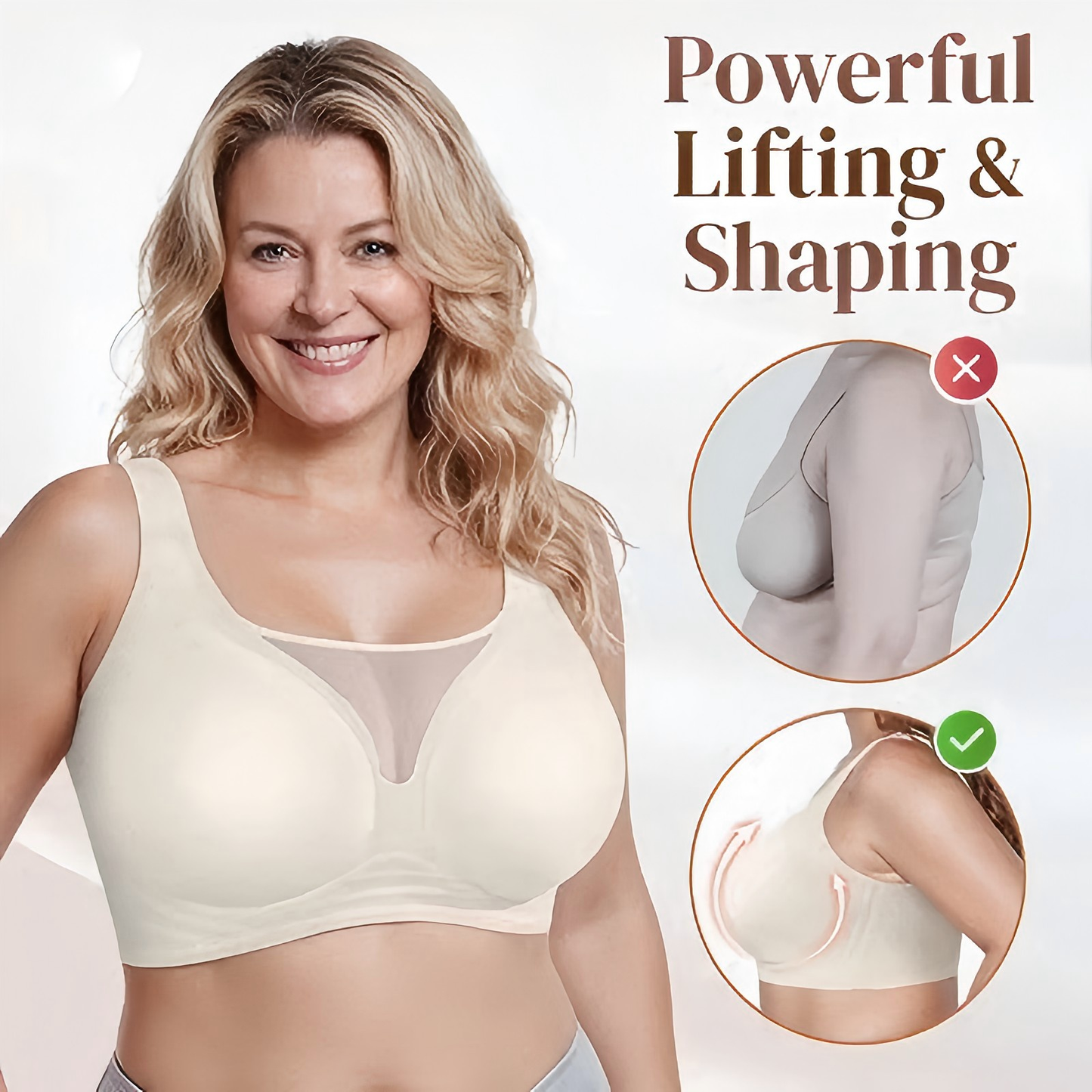 👍Seamless Powerful Lifting Cleavage Boost Bra