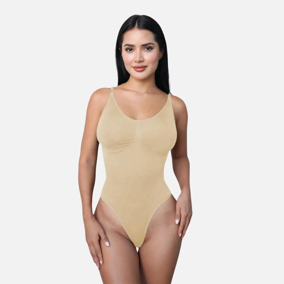 ✨ "Instant Hourglass! Seamless Tummy Control Bodysuit – Sculpts, Slims & Snatches Your Waist Without the Squeeze" ✨