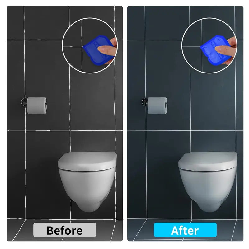 11Pcs Silicone Caulking Tools 3 in1 Grout Removal Tool(Stainless Steelhead)