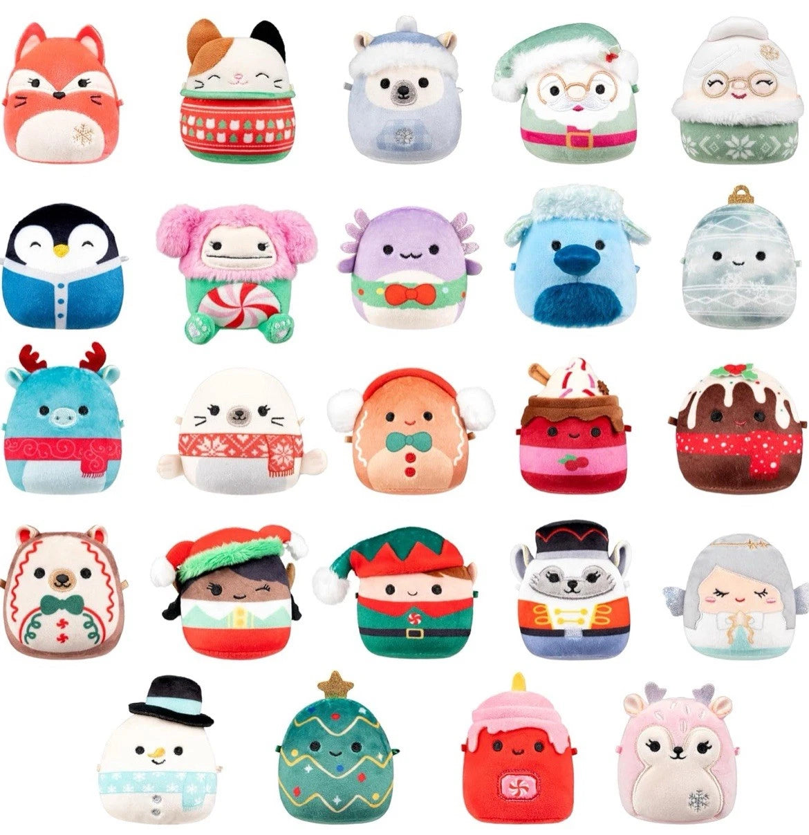 🎁Christmas Plush Doll Advent Calendar | Blind Box Countdown Toys