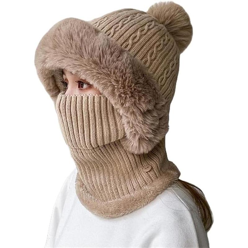 Men Women Windproof Ski Mask Cold Weather Gear Face Cover Winter Scarf Hat Outdoor Sports Protection