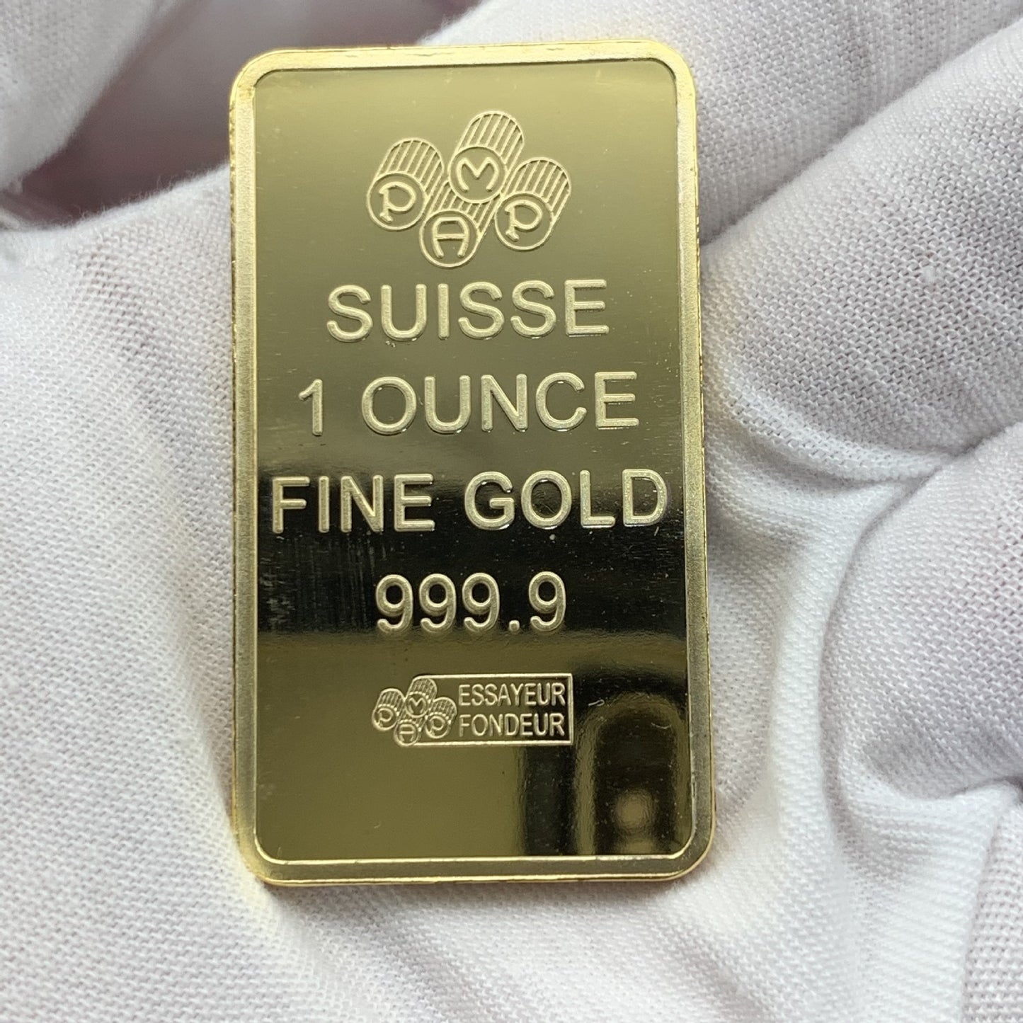 1 oz Gold Bar PAMP Suisse Lady Fortuna Veriscan Carbon Neutral