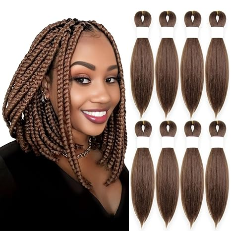 Long Braiding Hair 20inch Pre Stretched Synthetic Braiding hair Extensions for Braids