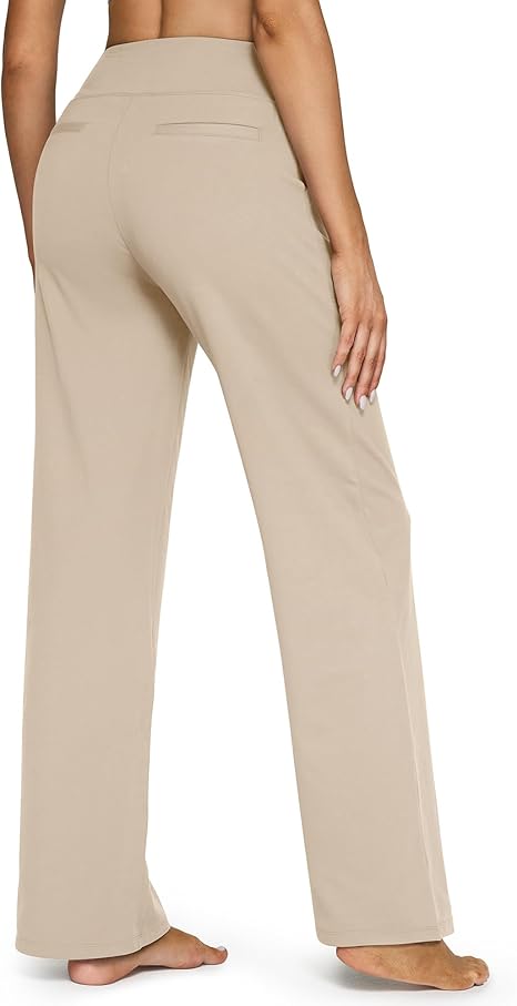 🌟Yoga pants women's high waisted elastic casual sports pants with pockets😍