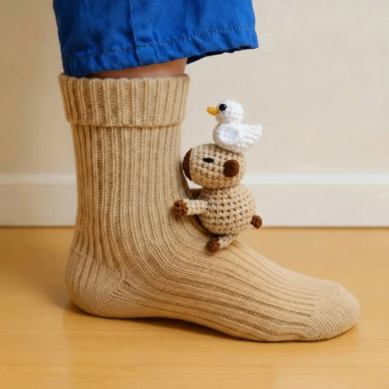 3D Knit Animal Socks🧦