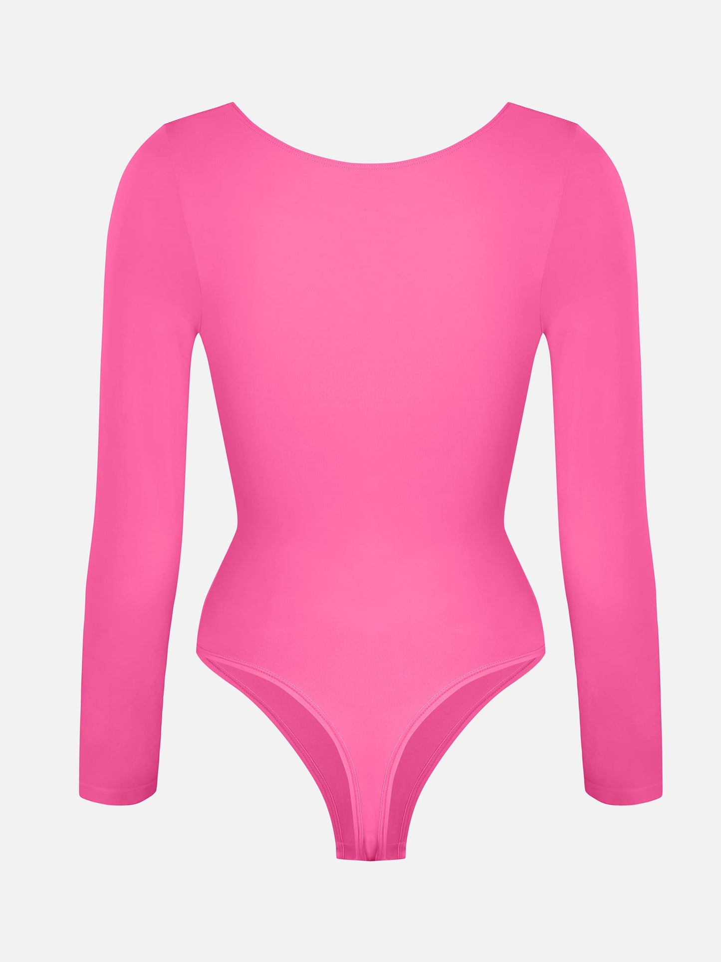 Seamless Long Sleeve Tummy Control Thong Bodysuit