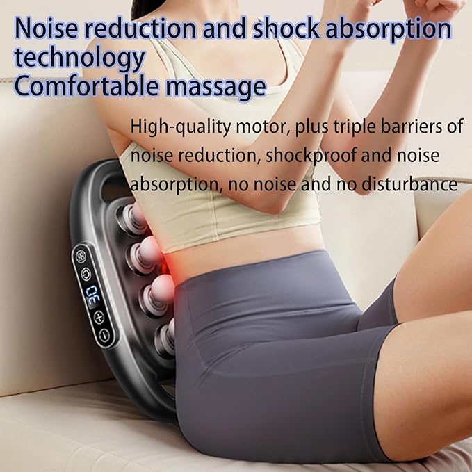 16-Head Massage Gun with 30 Levels: Deep Tissue Percussion for Back, Shoulder & Leg Pain Relief