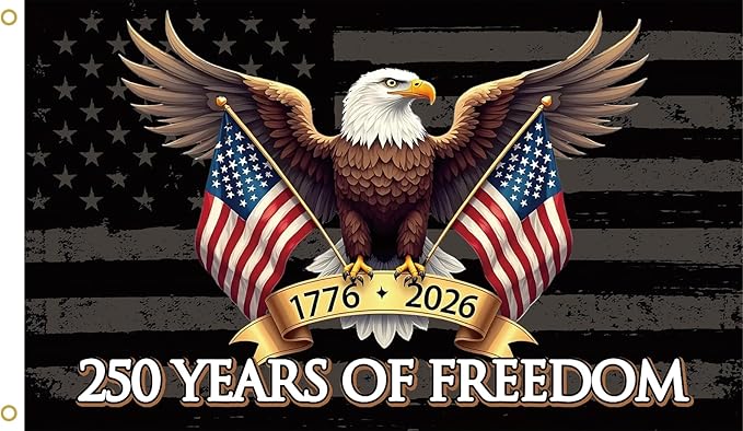 250 Years of America Calendar | 250 Years of Freedom Anniversary | Celebrate 250th Birthday of USA Gift