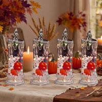 Candle Red Roses - Set of 4