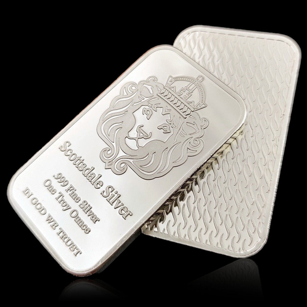 Scottsdale Silver 1 Troy oz .999 Fine Silver Bar