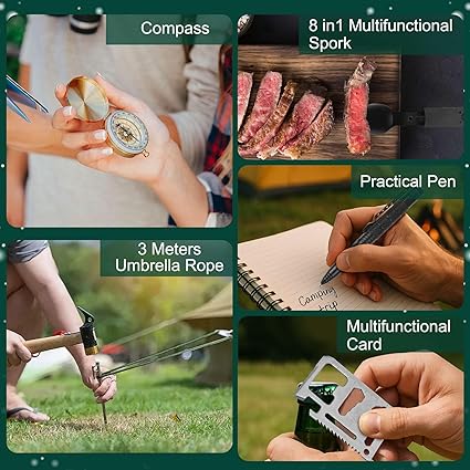 Survival Advent Calendar – 24 Days of Outdoor Gear for Camping, Hiking & Fishing