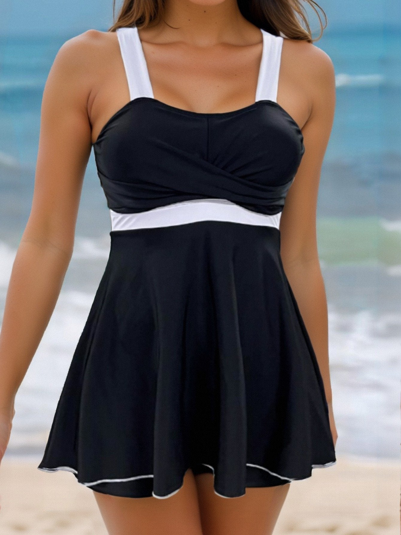 ๐ฅ๐2025 Women's V Neck Swimdress