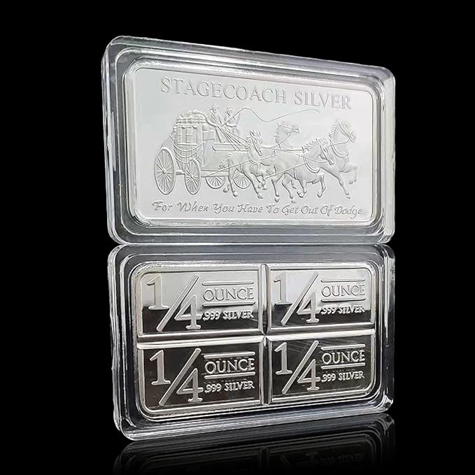 Stagecoach Silver Bar - 1/4 Divisible Bar