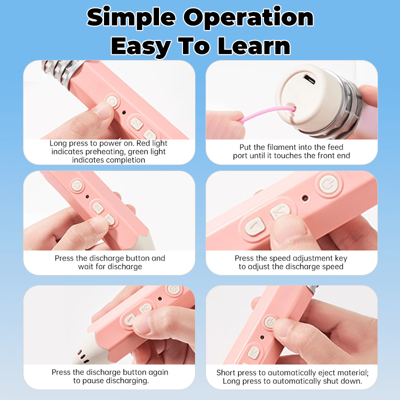 Children's 3D Printing Pen Set