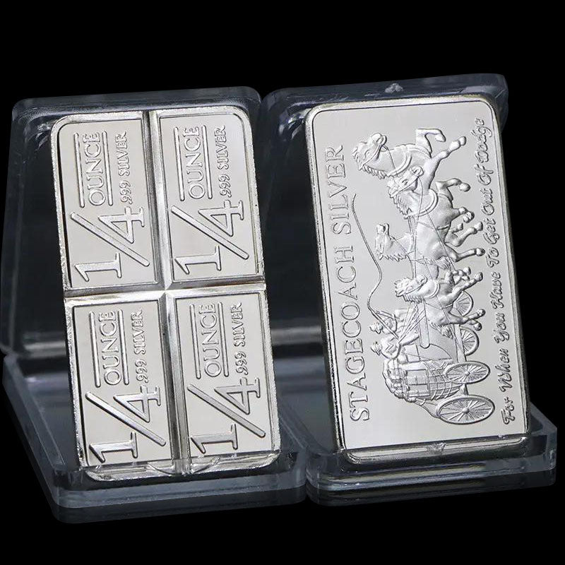 Stagecoach Silver Bar - 1/4 Divisible Bar