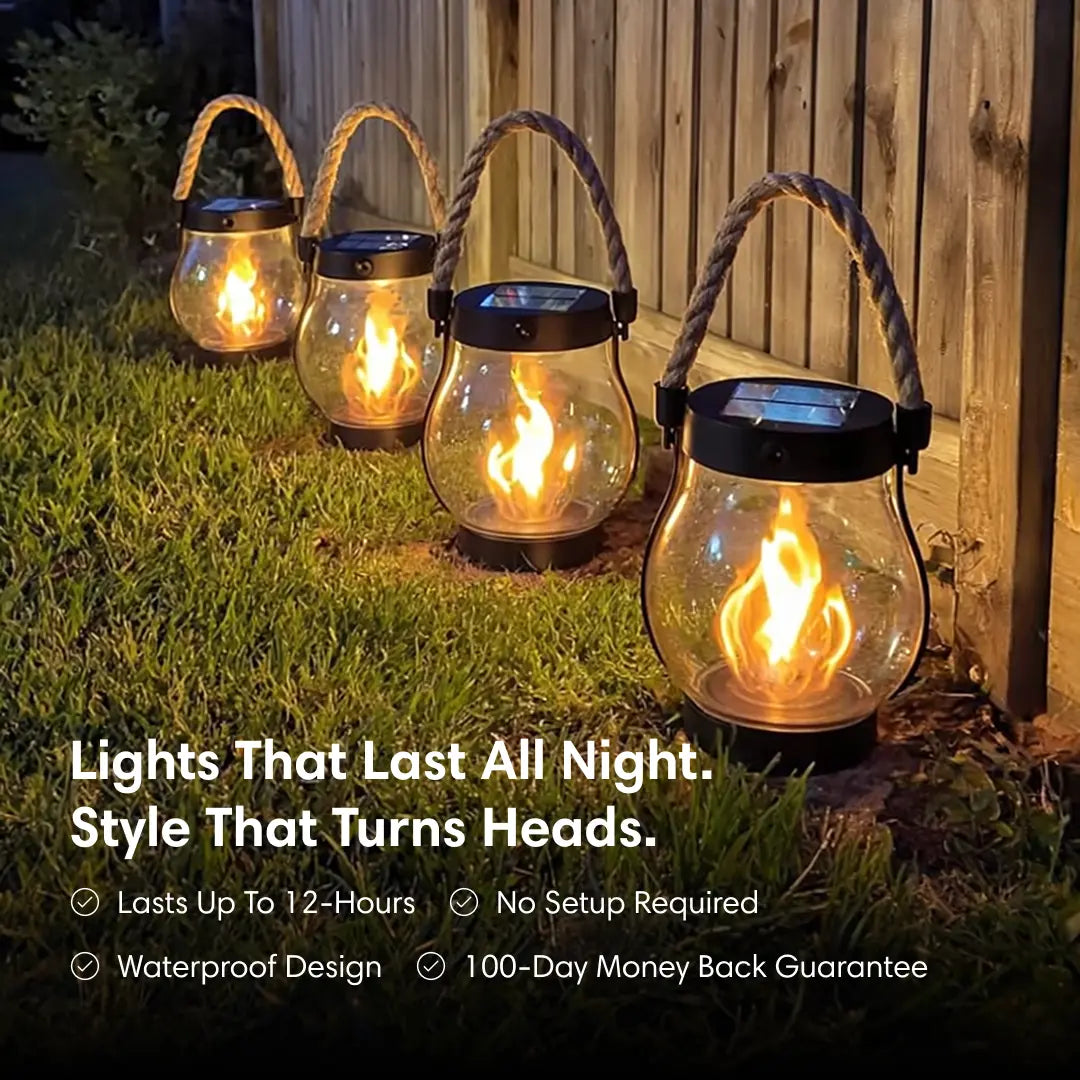 ❤️🔥 Solar Lantern Outdoor Lights