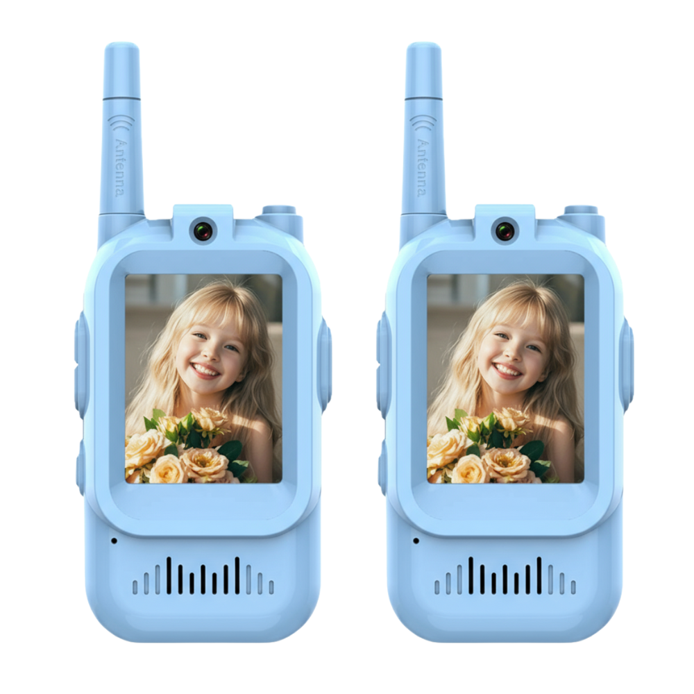 Kids'  Video Walkie-Talkie – 2-Pack HD Intercom for Playful, Secure Communication