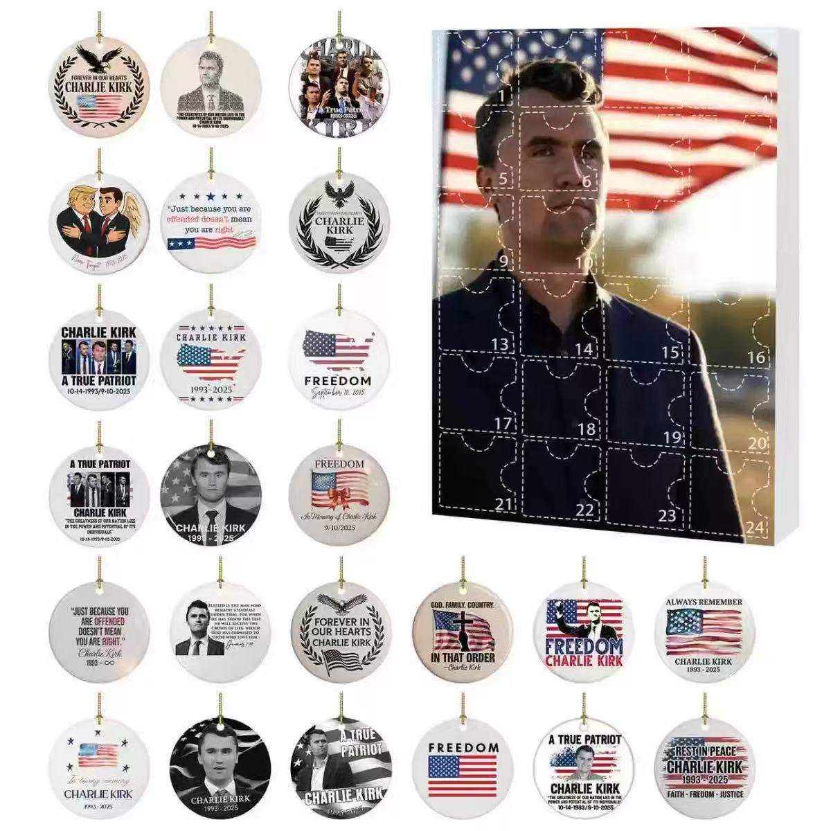Charlie Kirk Advent Calendar: 24 Days of Surprise Mini Figures