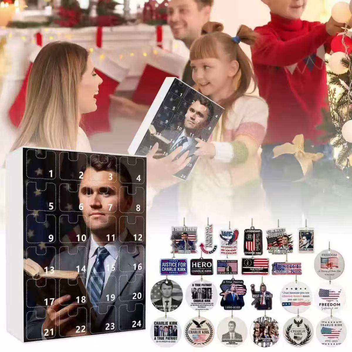 Charlie Kirk Advent Calendar: 24 Days of Surprise Mini Figures