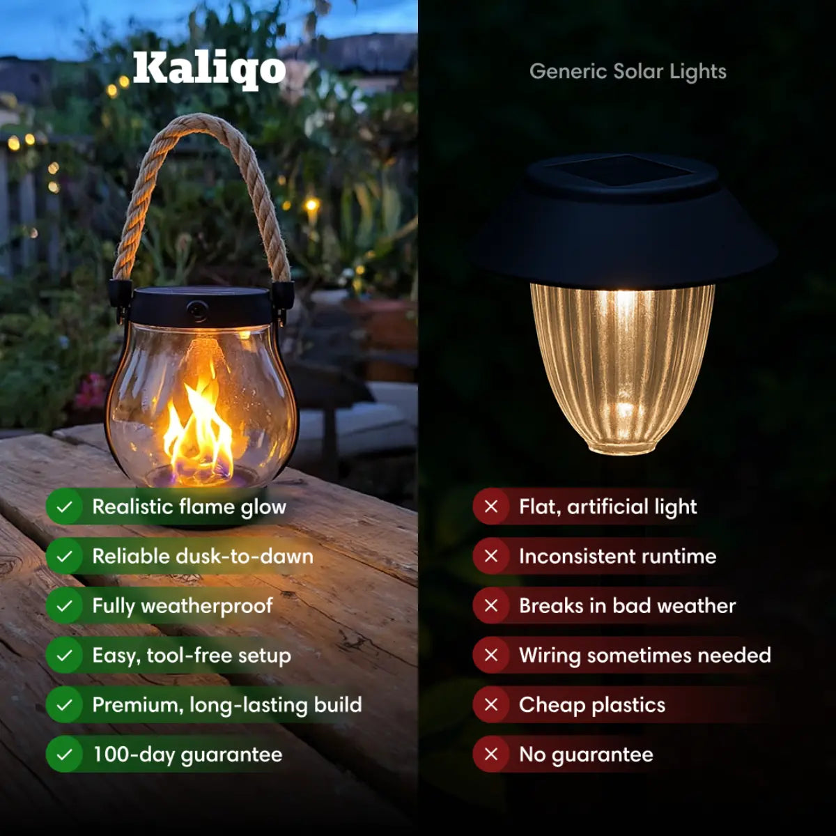 ❤️🔥 Solar Lantern Outdoor Lights