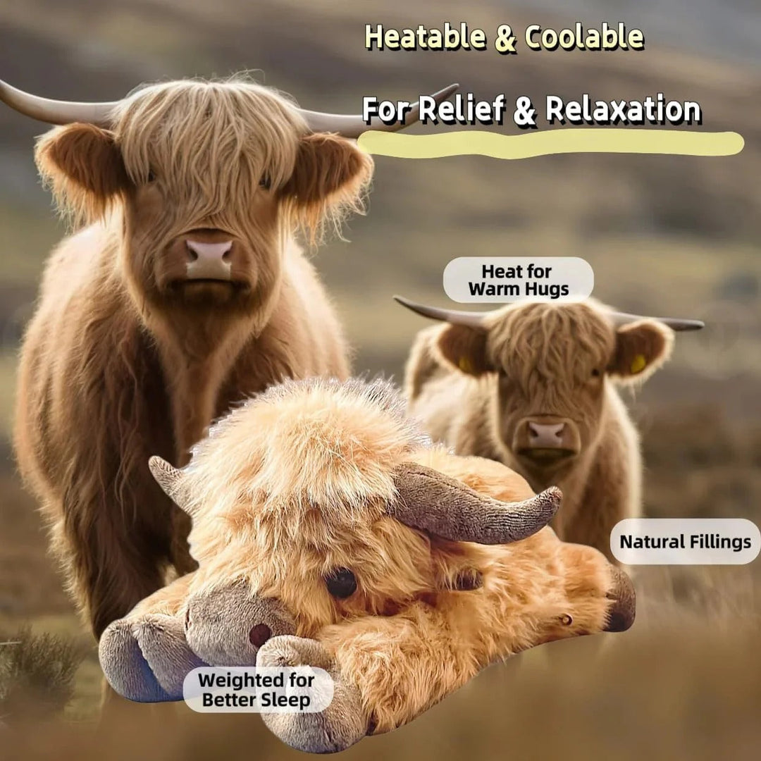 Cute Cartoon Highland Cow Stuffed Toy - Hot Sale 50% Off π₯