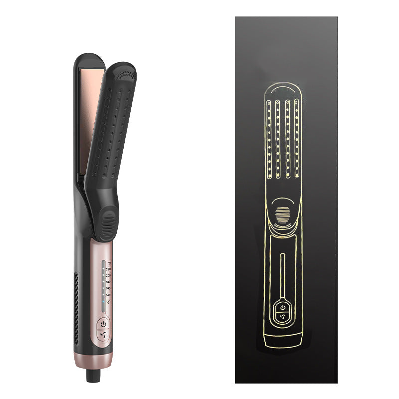 Cold air plywood straight hair curly dual-purpose no-damage curling iron