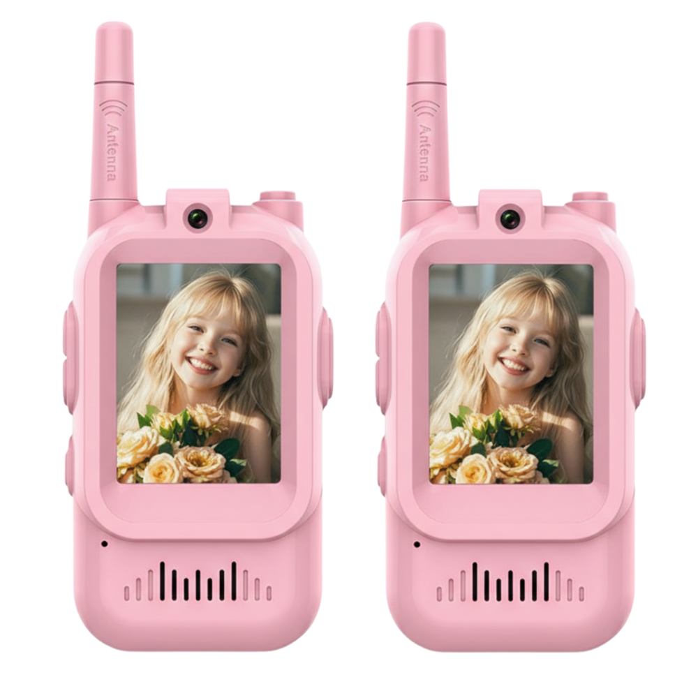 Kids'  Video Walkie-Talkie – 2-Pack HD Intercom for Playful, Secure Communication