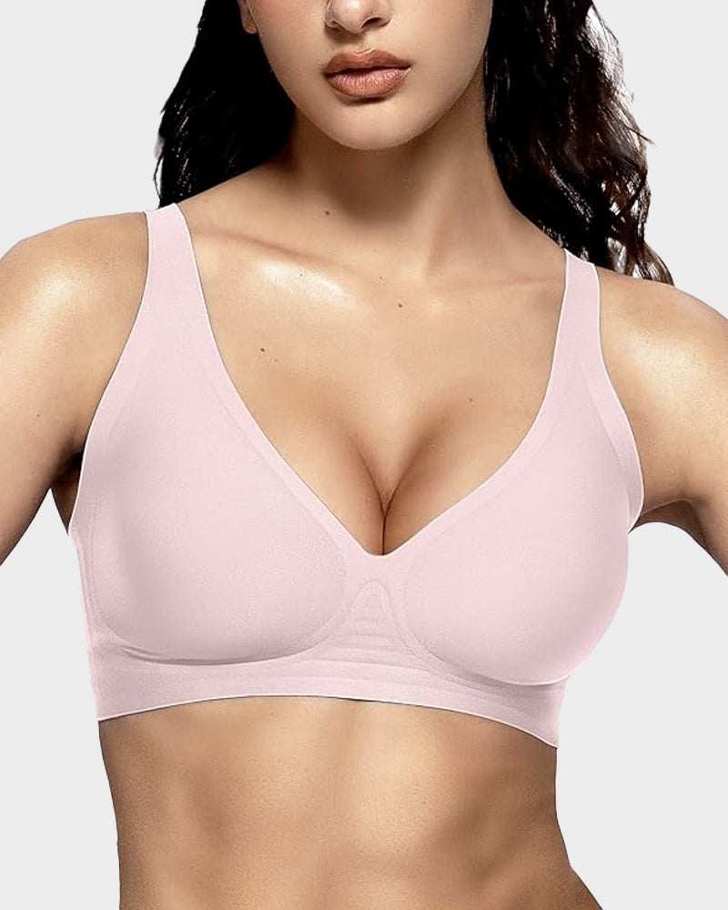 Comfort Fit  Seamless Deep V Wireless Bra