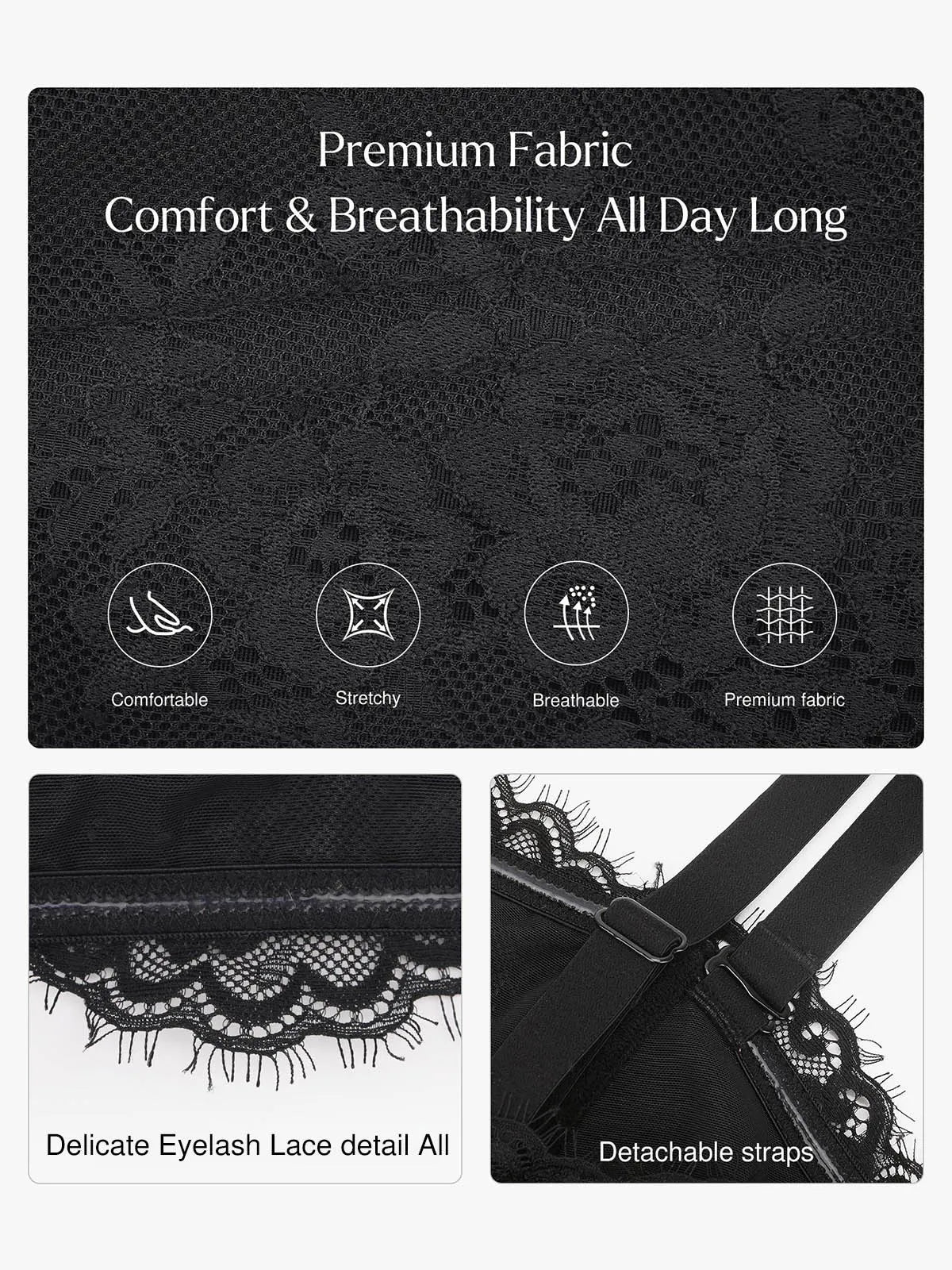 Bracurve X Angela Shapewear Sculpting Leopard Mesh Detachable Strap Corset Top