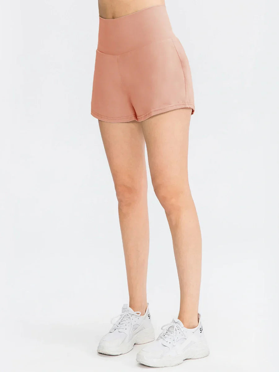 Super Tummy Control Back Pocket & Side Hidden Pocket Shorts 3"