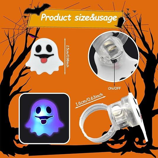 π Hot Sale Promotion 49% OFF π₯ Halloween 50Pcs LED glowing ring