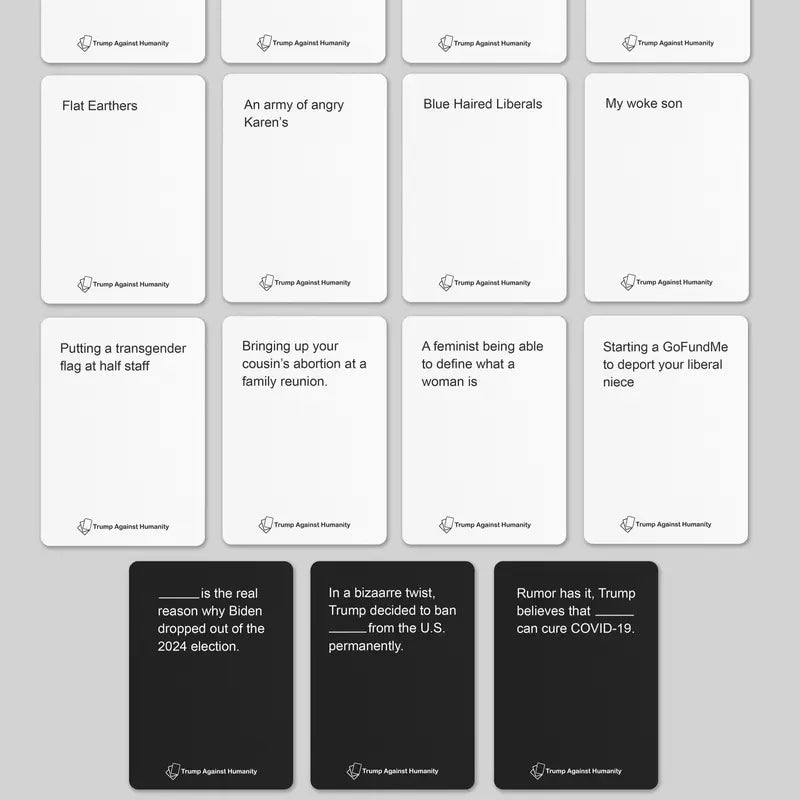 Trum Against Humanity Card Game - An Incorrect Card Game