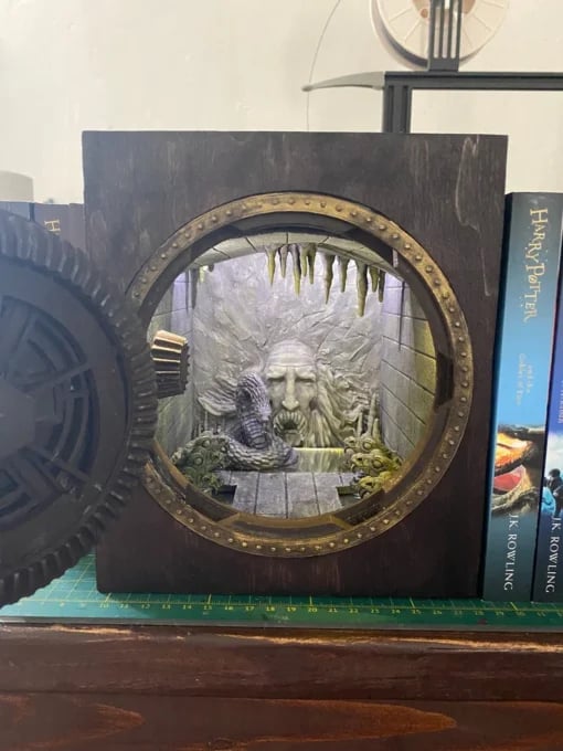 🔥HOT SALE🔥Harry Potter Chamber of Secrets Magic Book nook library decor