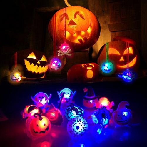 π Hot Sale Promotion 49% OFF π₯ Halloween 50Pcs LED glowing ring