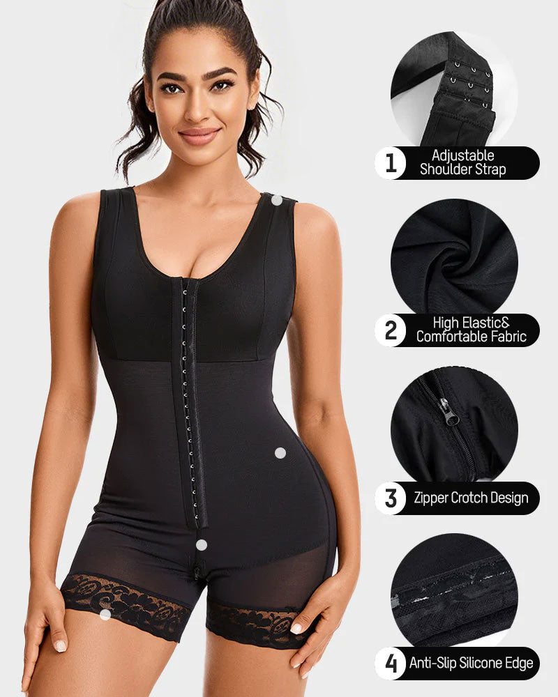 ⏳Limited-Time Offer🎉Extra Plus Size Shaper Bodysuit Tummy Control Shapewear With Bra